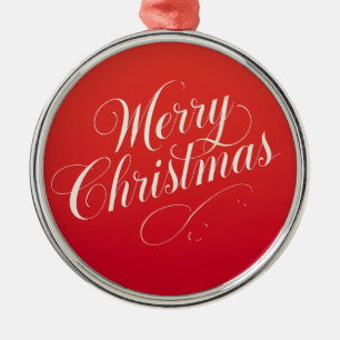 Ornamento De Metal Feliz Ano Novo Natal Alegre Temporada de Feriados