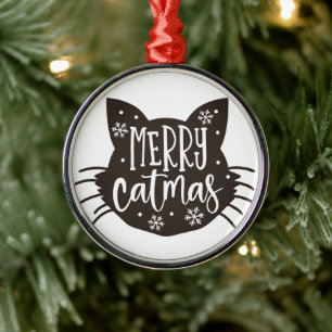Ornamento De Metal Feliz Catmas