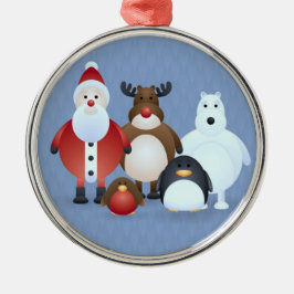 Ornamento De Metal Feliz Natal