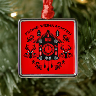 Ornamento De Metal Feliz Natal