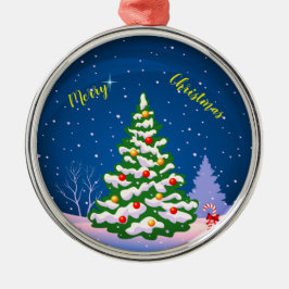 Ornamento De Metal Feliz Natal