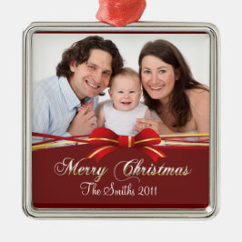 Ornamento De Metal Feliz Natal