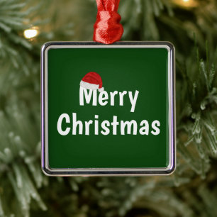 Ornamento De Metal Feliz Natal