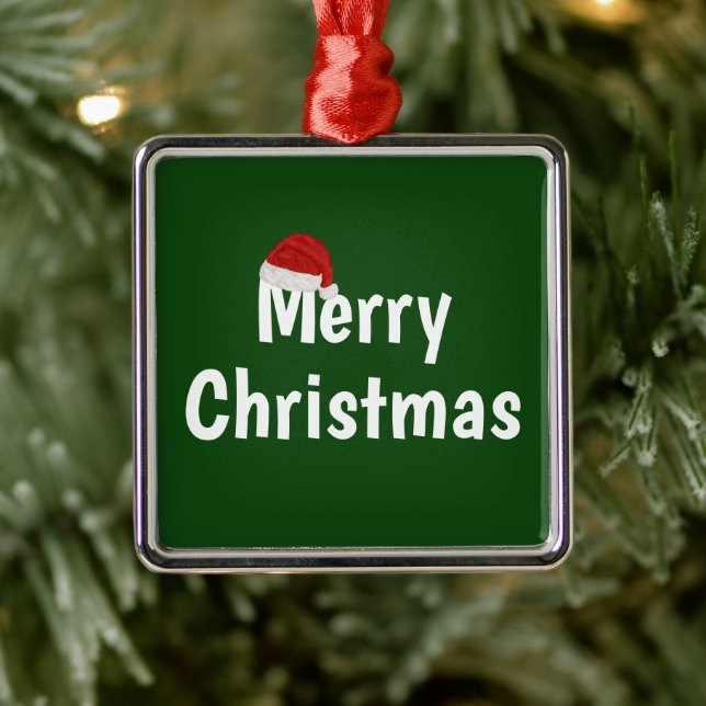 Ornamento De Metal Feliz Natal (Árvore)