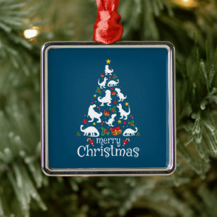 Ornamento De Metal Feliz Natal T Rex Crianças Engraçado Natal