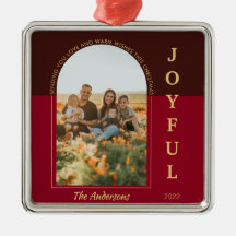 Feliz Natal Vermelho do Arch Moderno Minimalista