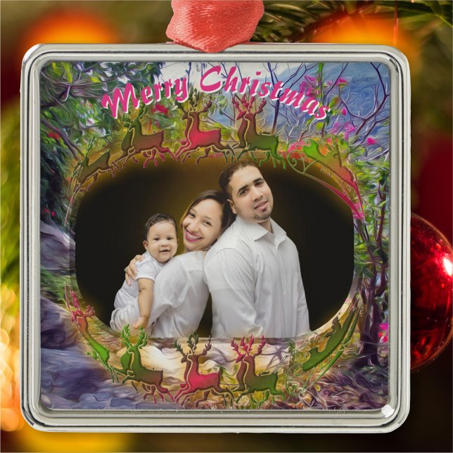 Ornamento De Metal Feliz Natal Yelapa Trilha 821 (Criador carregado)