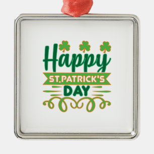 Ornamento De Metal Feliz RUA Patrick S Day