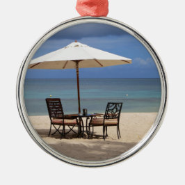 Ornamento De Metal Feliz Saída