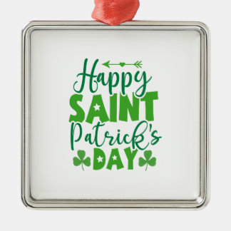 Ornamento De Metal Feliz Santo Irlandês Patrich S Day