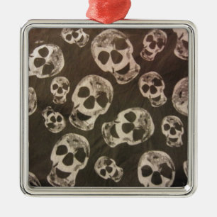 Ornamento De Metal Felizes crânios