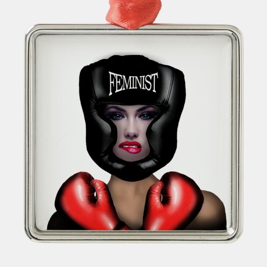 Ornamento De Metal Feminista