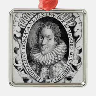 Ornamento De Metal Ferdinando Gonzaga, duque de Mantua