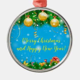 Ornamento De Metal Feriados