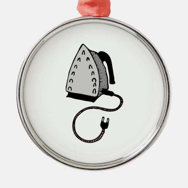 Ornamento De Metal Ferro quente da roupa (Frente)