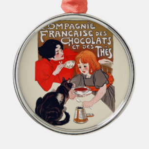 Ornamento De Metal Festa de Chocolate Francês