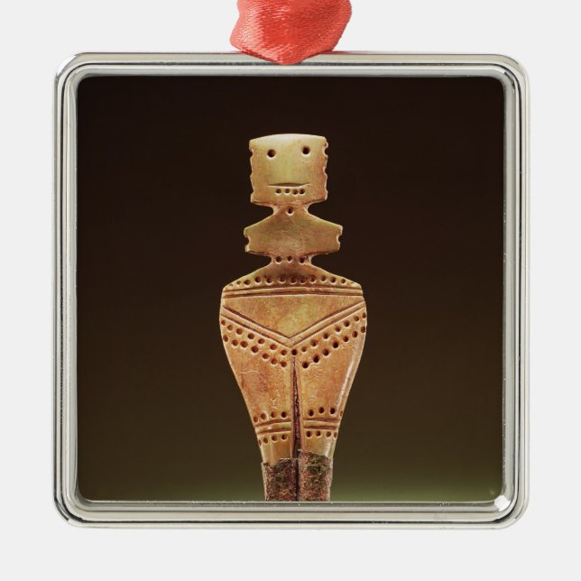 Ornamento De Metal Figura da fertilidade (Frente)