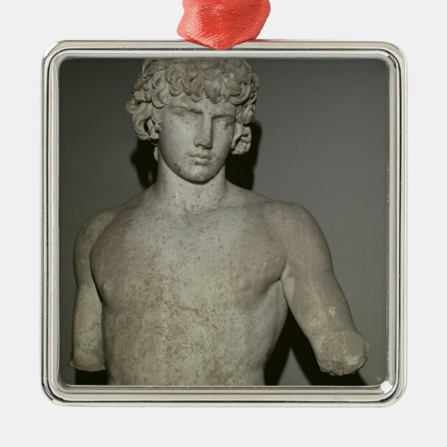 Ornamento De Metal Figura de Antinous, após o ANÚNCIO 130 (Frente)