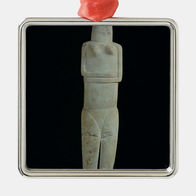 Ornamento De Metal Figura fêmea, de Amorgos (Frente)