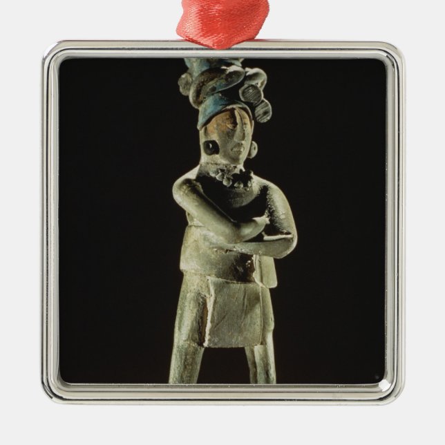 Ornamento De Metal Figura real ereta (Frente)