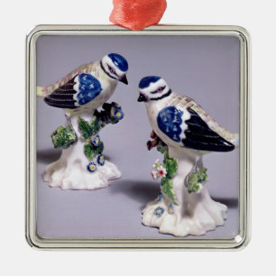 Ornamento De Metal Figuras de Derby dos bluetits, c.1760