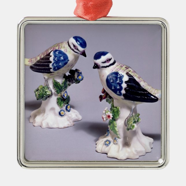 Ornamento De Metal Figuras de Derby dos bluetits, c.1760 (Frente)