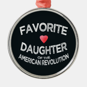 Ornamento De Metal Filha Favorita da DAR da Revolução Americana