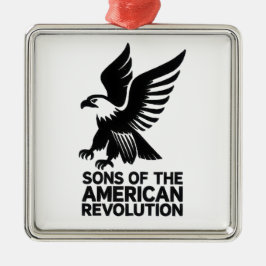 Ornamento De Metal Filhos da Revolução Americana águia SAR EUA