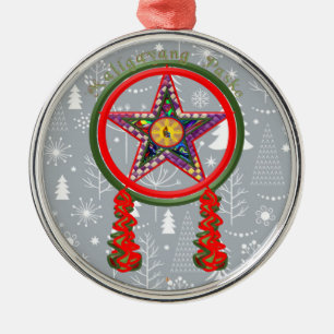 Ornamento De Metal Filipino Natal Parol