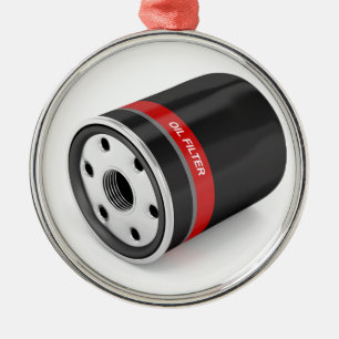 Ornamento De Metal Filtro de óleo do automóvel