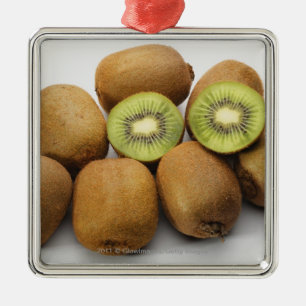Ornamento De Metal Fim-acima de frutas de quivi