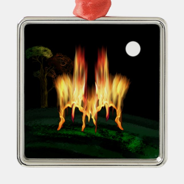 Ornamento De Metal Fire Fly (Frente)