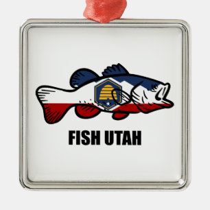 Ornamento De Metal Fish Utah