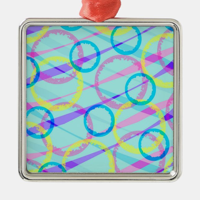 Ornamento De Metal Fitas (Frente)