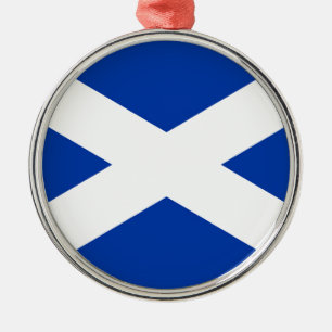 Ornamento De Metal Flag of Scotland Saltyre - High Quality Image