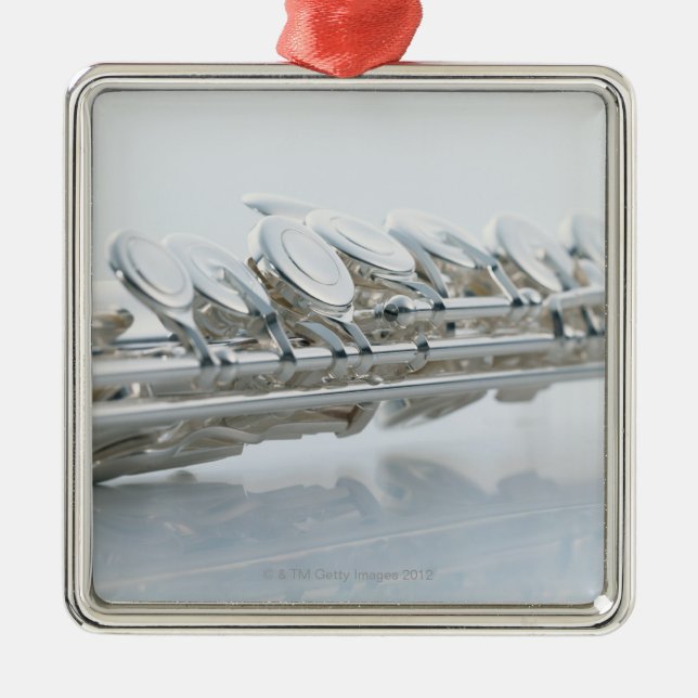 Ornamento De Metal Flauta (Frente)
