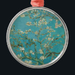 Ornamento De Metal Flor de Amêndoa de Van gogh<br><div class="desc">A obra-prima de Van Gogh,  Almond Blossom,  visite nossa loja para outros itens correspondentes.</div>