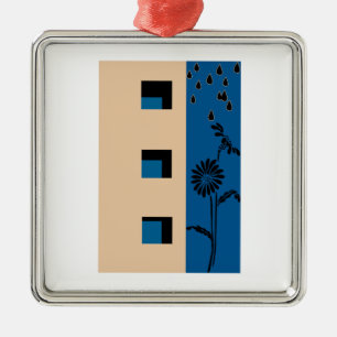 Ornamento De Metal Flor de Construção