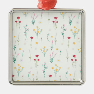 Ornamento De Metal Flor Primavera Botânico Floral