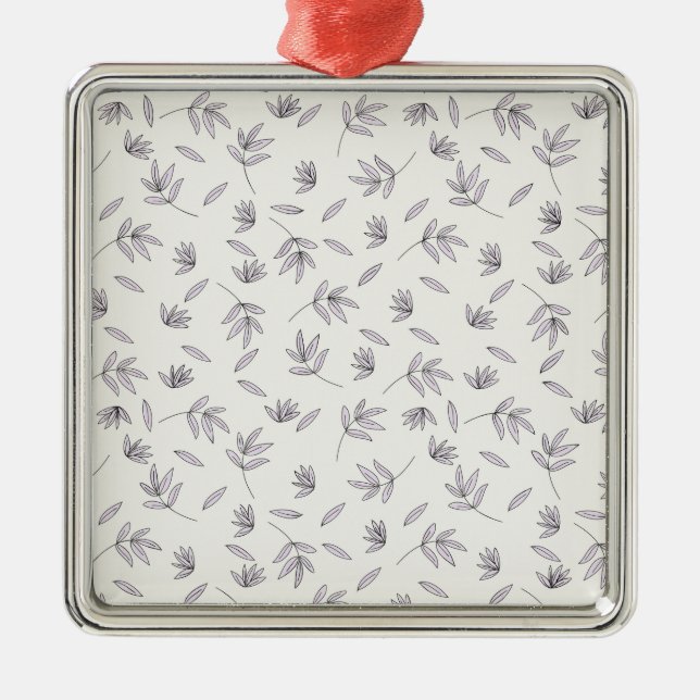 Ornamento De Metal Flor Primavera Botânico Floral (Frente)