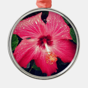 Ornamento De Metal Flor tropical Bonito