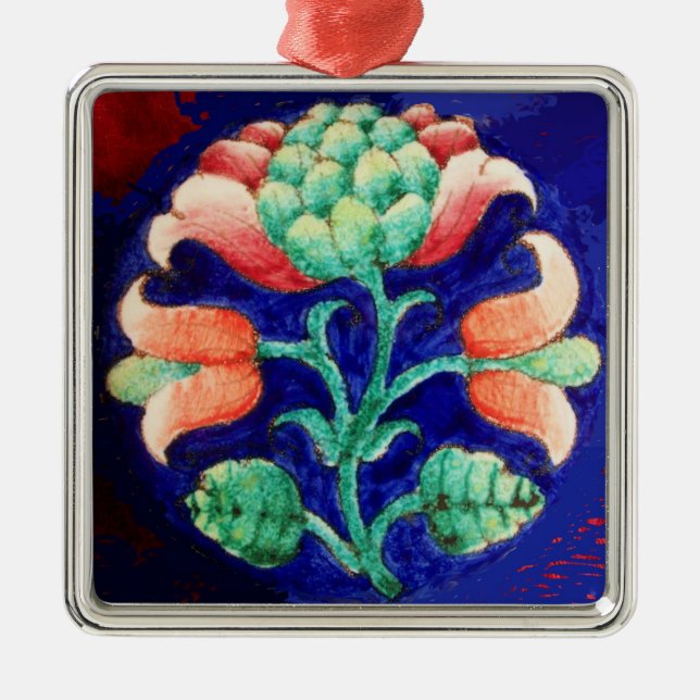 ORNAMENTO DE METAL FLORAL (Frente)