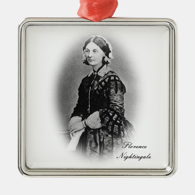 Ornamento De Metal Florence Nightingale Nursing Formando+personalize (Frente)