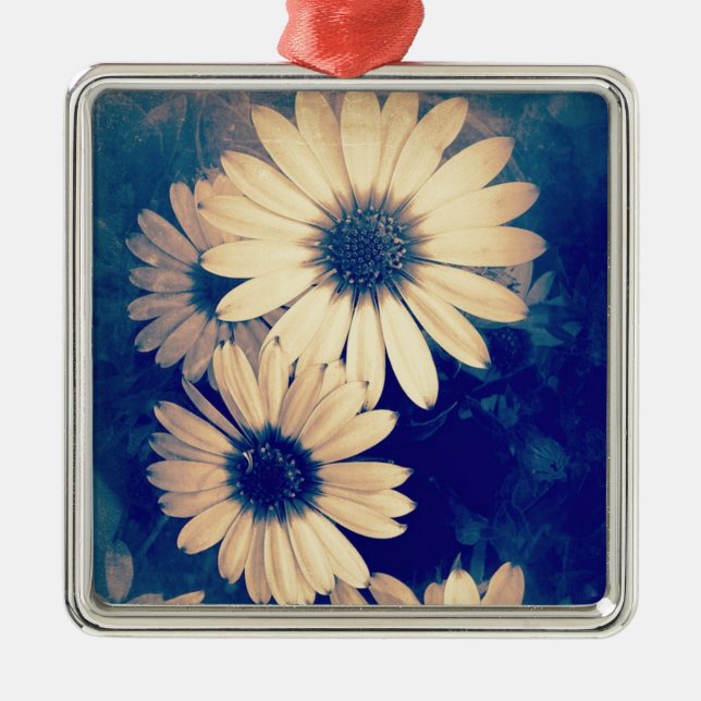 Ornamento De Metal Flores (Frente)