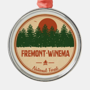 Ornamento De Metal Floresta Nacional Fremont-Winema