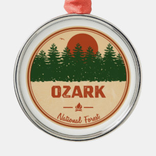 Ornamento De Metal Floresta Nacional Ozark