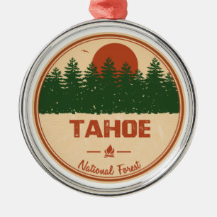 Ornamento De Metal Floresta Nacional Tahoe
