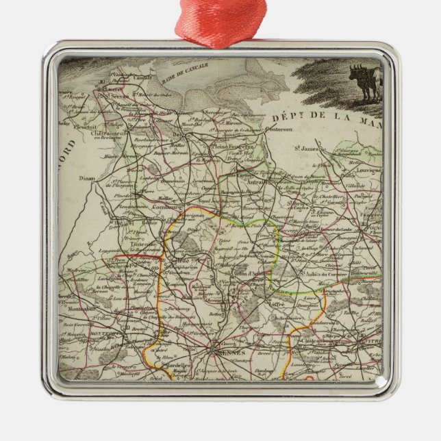 Ornamento De Metal Florestas (Frente)