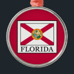 Ornamento De Metal Flórida<br><div class="desc">Flórida</div>