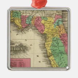 Ornamento De Metal Florida 10